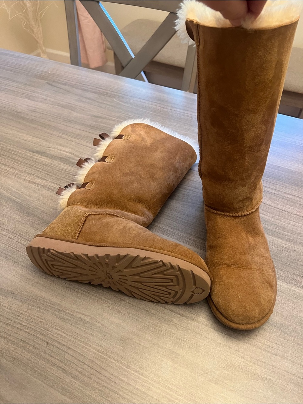 UGG Woman's Bailey Bow Tall Boots - Picture 6 of 11
